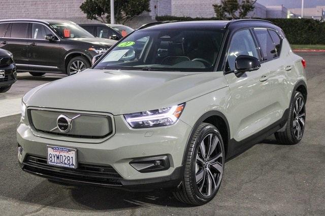 used 2021 Volvo XC40 Recharge Pure Electric car, priced at $31,900