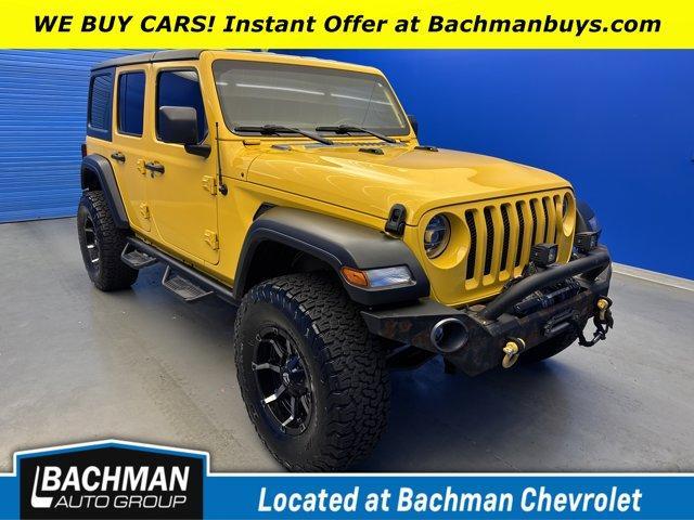 used 2021 Jeep Wrangler Unlimited car, priced at $28,837