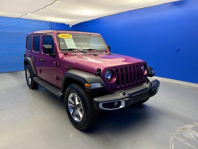 used 2021 Jeep Wrangler Unlimited car, priced at $26,703