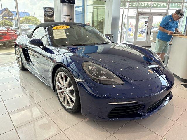 used 2025 Porsche 718 Boxster car, priced at $103,620