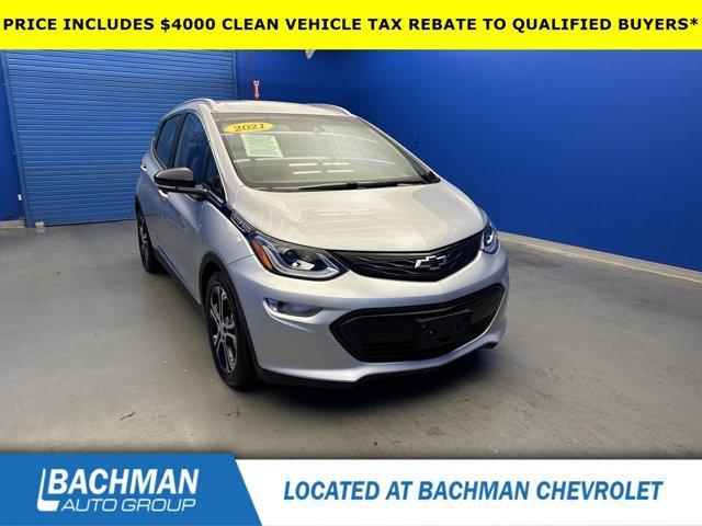 used 2021 Chevrolet Bolt EV car, priced at $15,500