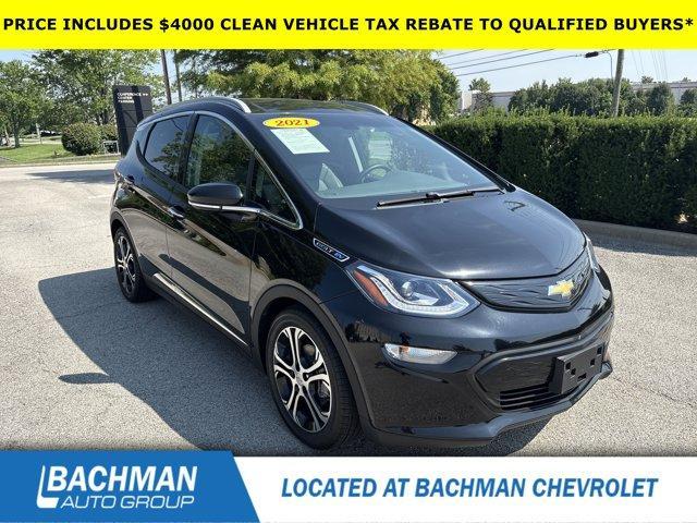 used 2021 Chevrolet Bolt EV car, priced at $16,000