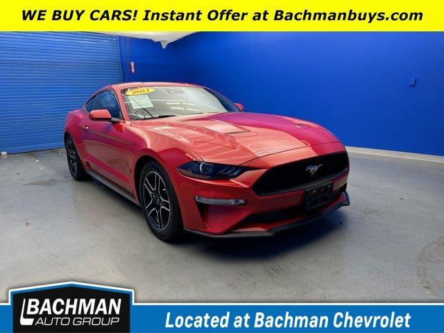 used 2021 Ford Mustang car, priced at $24,603