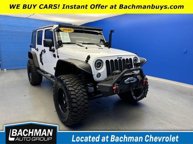 used 2016 Jeep Wrangler Unlimited car, priced at $18,812