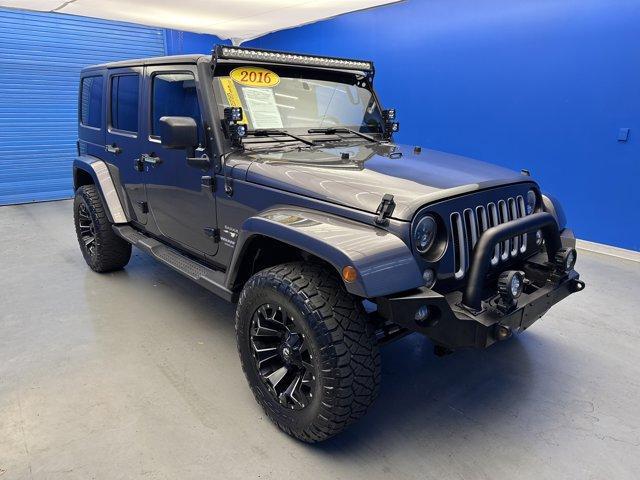 used 2016 Jeep Wrangler Unlimited car, priced at $18,698