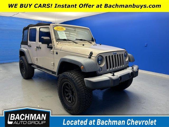 used 2016 Jeep Wrangler Unlimited car, priced at $19,754