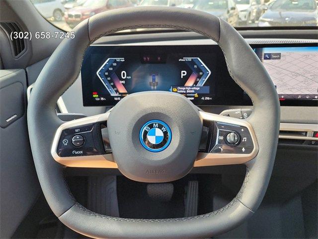 new 2025 BMW iX car, priced at $96,070