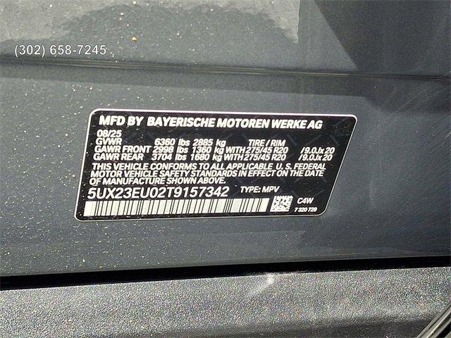 new 2026 BMW X5 car, priced at $75,325