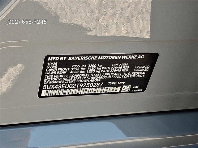 new 2026 BMW X5 car, priced at $86,675