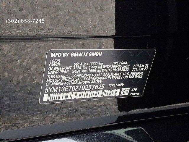 new 2026 BMW X5 M car, priced at $143,815