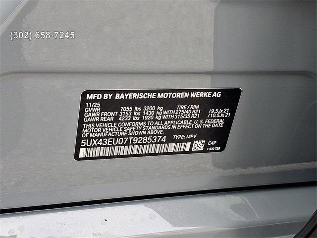 new 2026 BMW X5 car, priced at $84,900