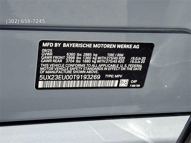 new 2026 BMW X5 car, priced at $81,825