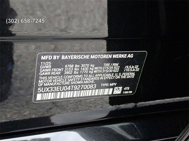 new 2026 BMW X5 car, priced at $103,795