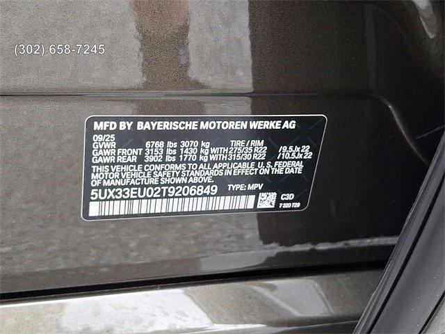 new 2026 BMW X5 car, priced at $107,895