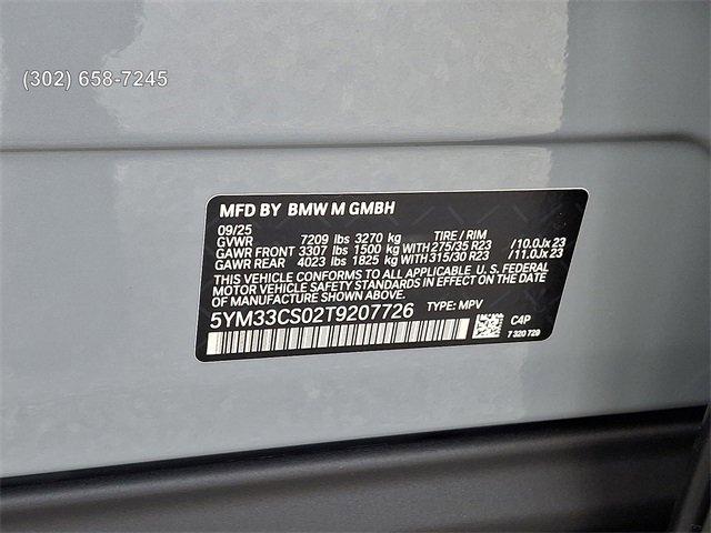 new 2026 BMW XM car, priced at $160,825