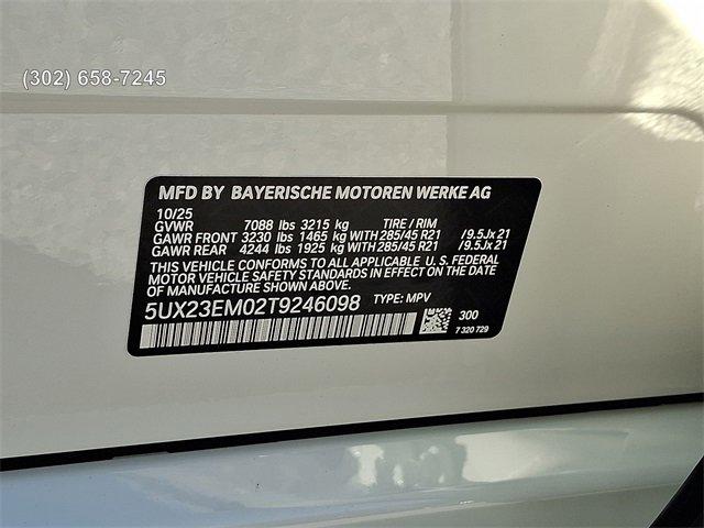 new 2026 BMW X7 car, priced at $107,525