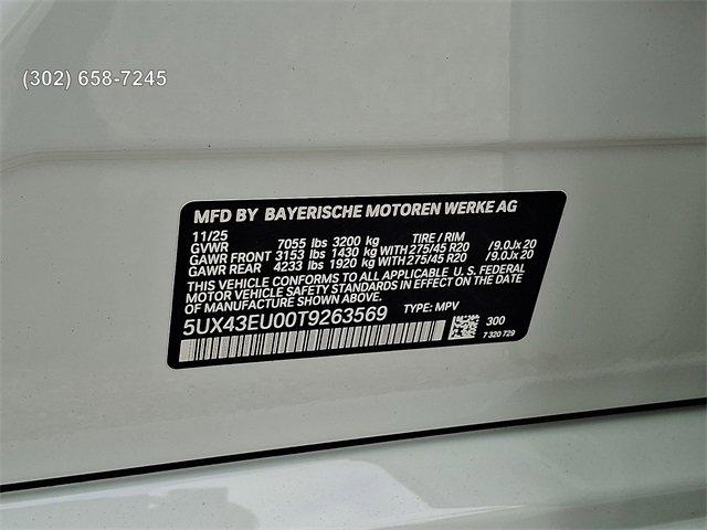 new 2026 BMW X5 car, priced at $93,025