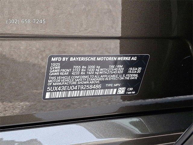 new 2026 BMW X5 car, priced at $83,375