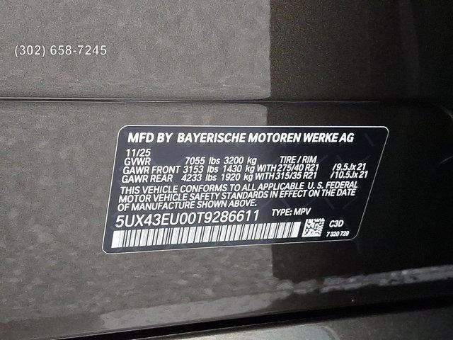 new 2026 BMW X5 car, priced at $86,050