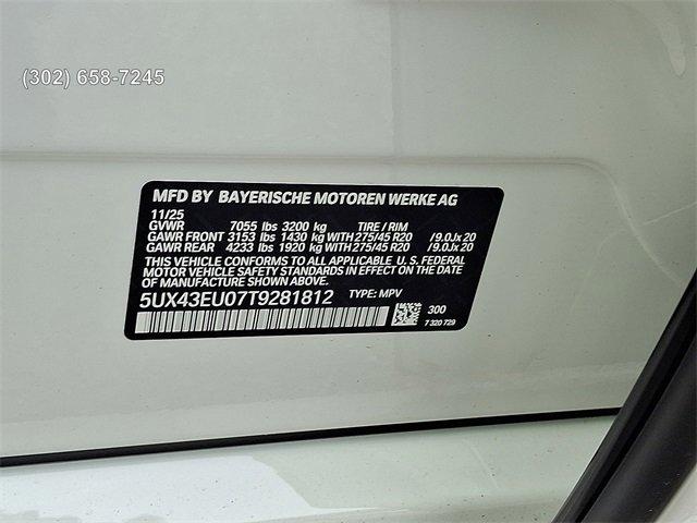 new 2026 BMW X5 car, priced at $87,300