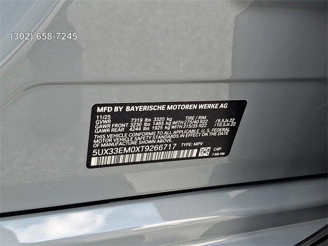 new 2026 BMW X7 car, priced at $125,930