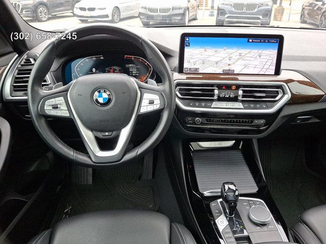used 2022 BMW X3 car, priced at $27,490