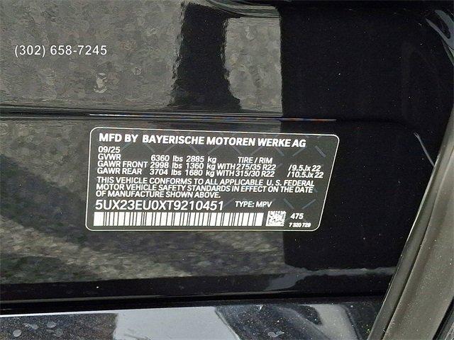 new 2026 BMW X5 car, priced at $87,950