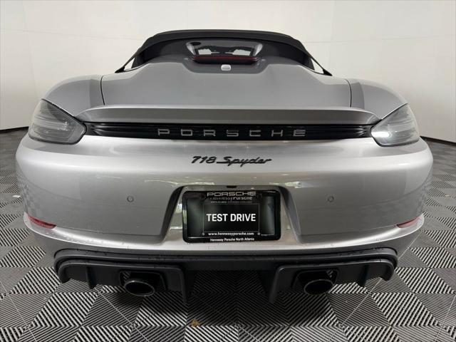 used 2021 Porsche 718 Spyder car, priced at $124,897