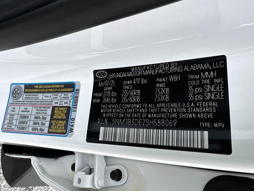new 2025 Hyundai Tucson car, priced at $30,806