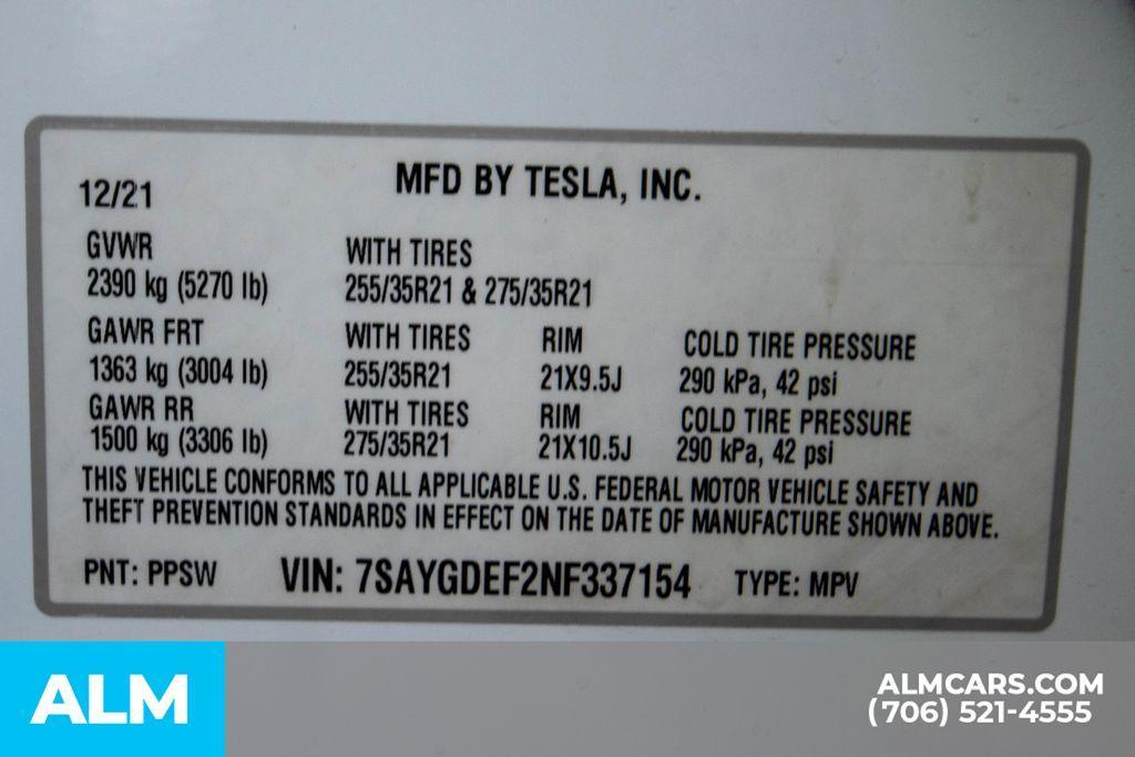 used 2022 Tesla Model Y car, priced at $29,420