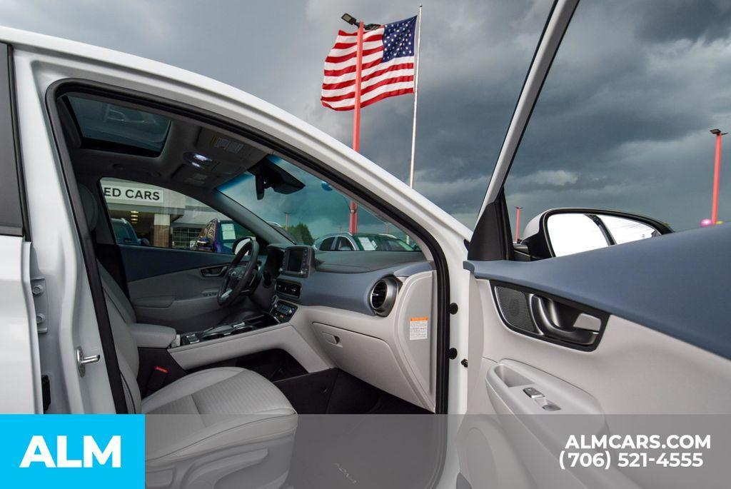 used 2021 Hyundai Kona EV car, priced at $16,420