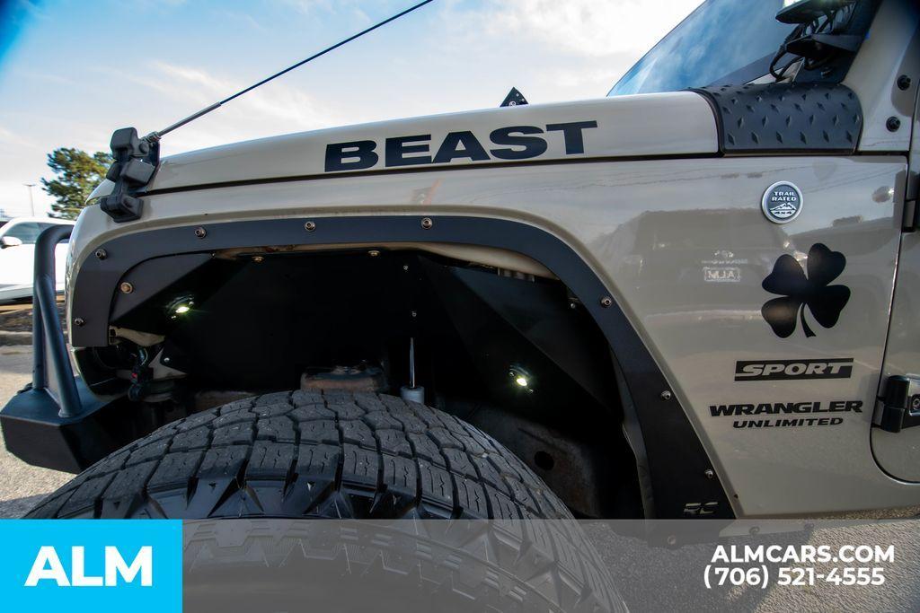 used 2017 Jeep Wrangler Unlimited car, priced at $15,920