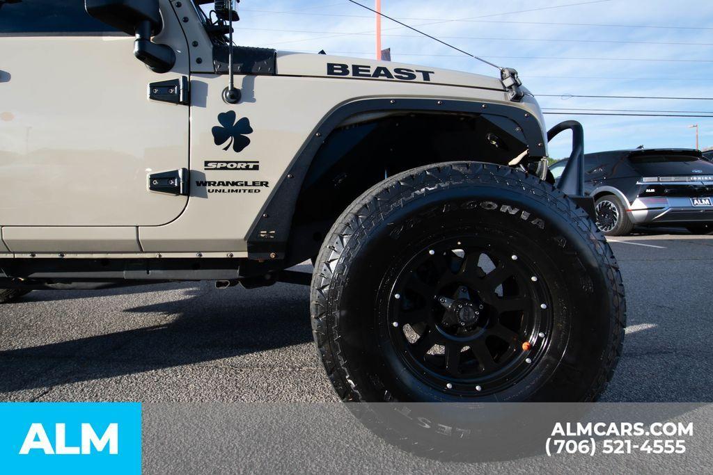 used 2017 Jeep Wrangler Unlimited car, priced at $15,920