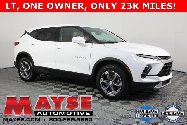 used 2023 Chevrolet Blazer car, priced at $25,496