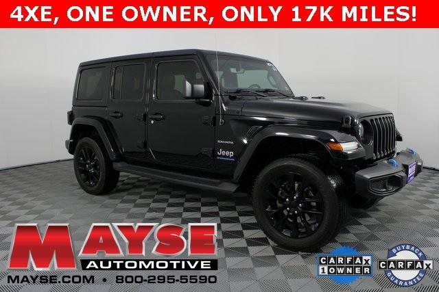 used 2023 Jeep Wrangler 4xe car, priced at $36,996