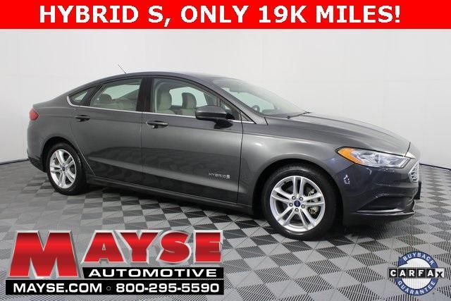 used 2018 Ford Fusion Hybrid car, priced at $18,996