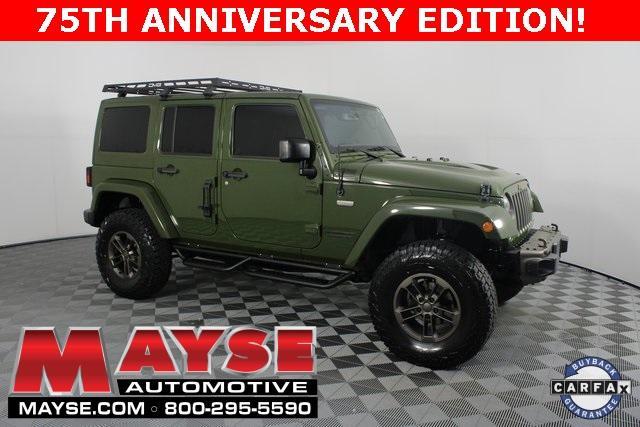 used 2016 Jeep Wrangler Unlimited car, priced at $18,996