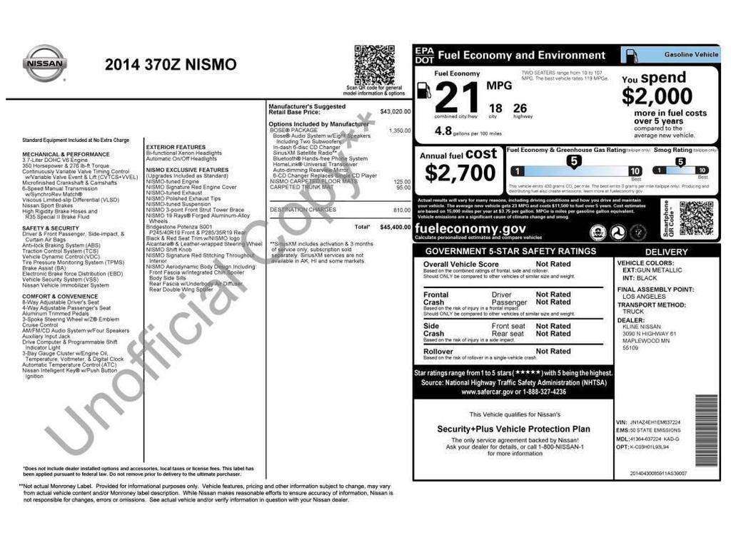 used 2014 Nissan 370Z car, priced at $32,944