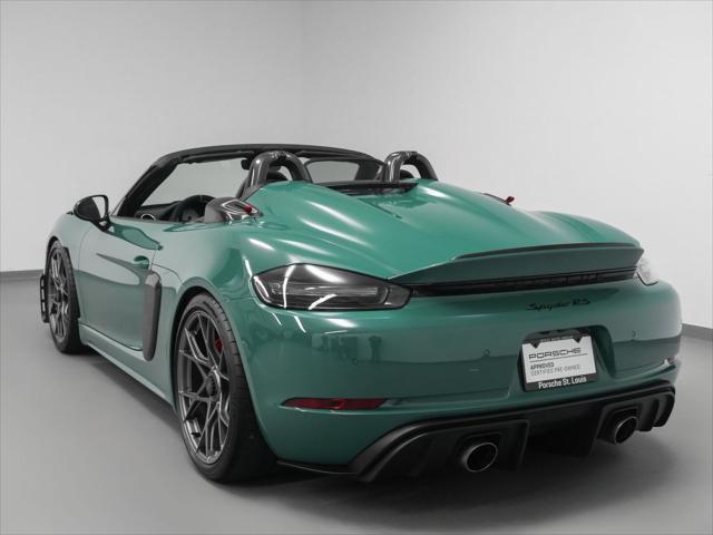 used 2024 Porsche 718 Spyder car, priced at $254,878