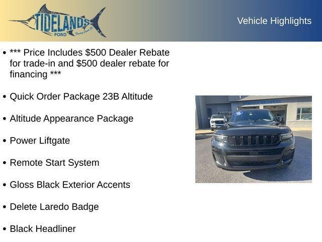 used 2024 Jeep Grand Cherokee L car, priced at $30,500