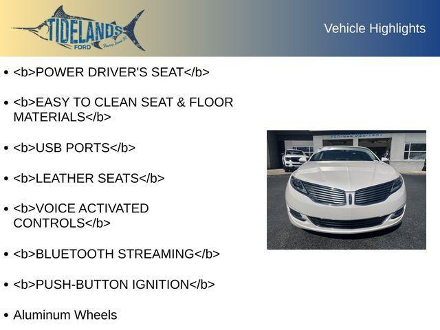 used 2016 Lincoln MKZ Hybrid car, priced at $11,300