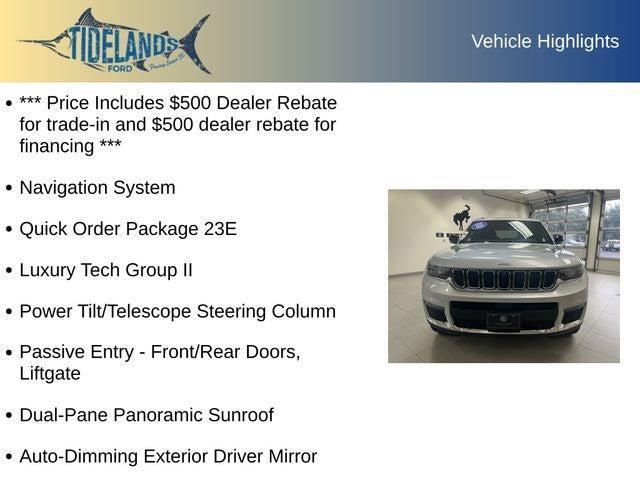 used 2024 Jeep Grand Cherokee L car, priced at $35,995