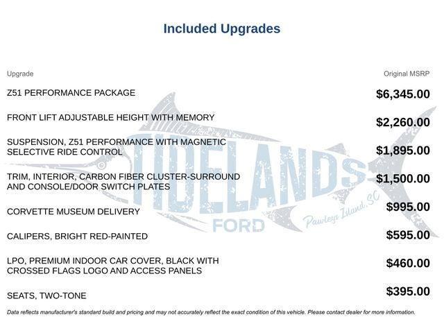 used 2022 Chevrolet Corvette car, priced at $76,825