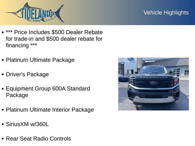 used 2025 Ford Expedition car, priced at $87,995