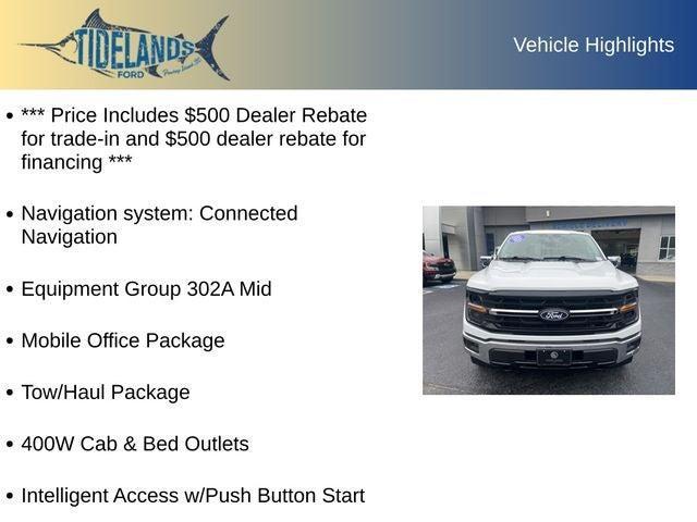 used 2024 Ford F-150 car, priced at $42,995