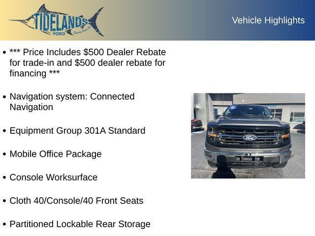 used 2024 Ford F-150 car, priced at $41,995