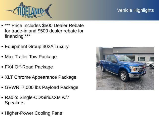 used 2018 Ford F-150 car, priced at $21,500