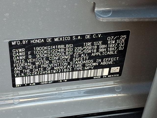 new 2026 Honda HR-V car, priced at $31,350