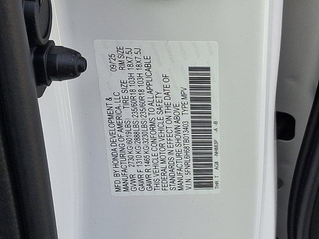 new 2026 Honda Odyssey car, priced at $44,745