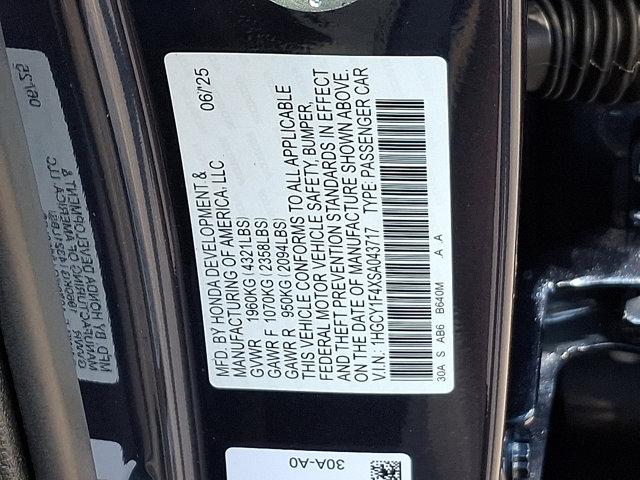new 2025 Honda Accord car, priced at $31,710